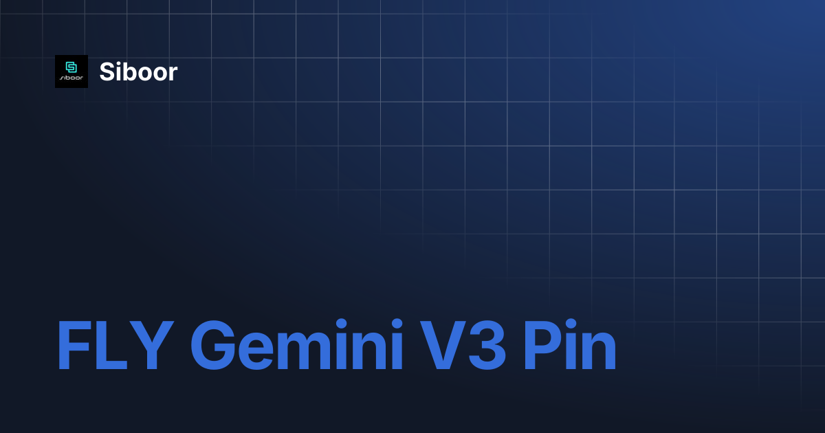 FLY Gemini V3 Pin | Siboor
